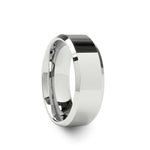Load image into Gallery viewer, Mens Cobalt Polished Finish Wedding Ring - Beveled Comfort Fit - 4mm 6mm 8mm Wide - Style name: CALERA