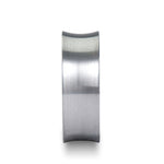 Load image into Gallery viewer, Mens Concave Tungsten Carbide Wedding Ring - Brushed Finish Comfort Fit - 8mm Wide - Style name: TUCSON