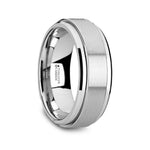 Load image into Gallery viewer, Mens Tungsten Carbide Spinning Wedding Ring - Brushed Comfort Fit - 8mm Wide - Style name: REVOLUTION