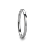 Load image into Gallery viewer, Womens Tungsten Carbide Flat Wedding Ring - Polished Comfort Fit - 4mm 6mm Wide - Style name: ATHENA