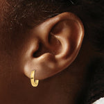 Load image into Gallery viewer, 14K Yellow Gold 2.25mm Hinged Hoop Earrings 2.5mm width