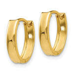 Load image into Gallery viewer, 14K Yellow Gold Polished Hinged Hoop Earrings 10mm width