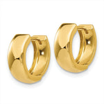 Load image into Gallery viewer, 14K Yellow Gold Hinged Hoop Earrings 12mm width