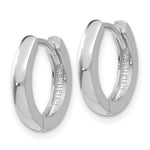 Load image into Gallery viewer, 14K White Gold Hinged Hoop Earrings 2.5mm width