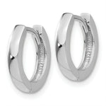 Load image into Gallery viewer, 14K White Gold Hinged Hoop Earrings 2.5mm width
