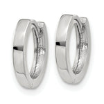Load image into Gallery viewer, 14K White Gold Hinged Hoop Earrings 1.5mm width