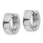 Load image into Gallery viewer, 14K White Gold Hinged Hoop Earrings 4.5mm width