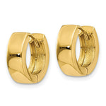 Load image into Gallery viewer, 14K Yellow Gold Hinged Hoop Earrings 4.5mm width