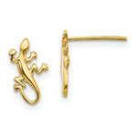 Load image into Gallery viewer, 14K Yellow Gold Polished Gecko Post Earrings