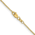 Load image into Gallery viewer, 14K Yellow Gold .95mm Twisted Box Chain Necklace Length 16'' inches