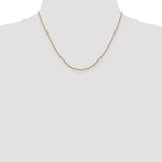 Load image into Gallery viewer, 14K Yellow Gold .95mm Twisted Box Chain Necklace Length 18'' inches