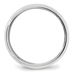 Load image into Gallery viewer, 10K White Gold 7mm Bevel Edge Comfort Fit Wedding Band Ring