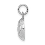 Load image into Gallery viewer, 14K White Gold Baseball Charm Pendant