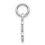 Load image into Gallery viewer, 14K White Gold Initial Letter E Charm Pendant