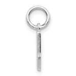 Load image into Gallery viewer, 14K White Gold Initial Letter M Charm Pendant