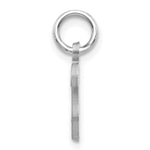 Load image into Gallery viewer, 14K White Gold Initial Letter S Charm Pendant