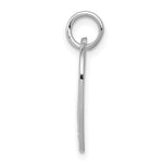 Load image into Gallery viewer, 14K White Gold Sweet 16 Heart Charm Pendant