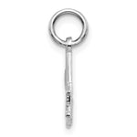 Load image into Gallery viewer, 14K White Gold #1 Mom Charm Pendant