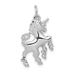 Load image into Gallery viewer, 14K White Gold Unicorn Charm Pendant