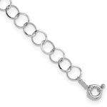 Load image into Gallery viewer, 14K White Gold Circle Bracelet Length 7.5'' inches