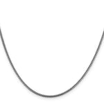 Load image into Gallery viewer, 14k White Gold 1.4mm Franco Chain length: 18 inches