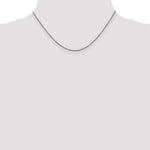 Load image into Gallery viewer, 14k White Gold 1.05mm Box Chain length: 16 inches