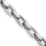 Load image into Gallery viewer, 14K White Gold 4.5mm Fancy Link Chain Necklace Length 18'' inches