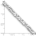 Load image into Gallery viewer, 14K White Gold 5.65mm Polished Link Chain Necklace Length 18'' inches