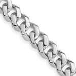 Load image into Gallery viewer, 14K White Gold 7.85mm Polished Link Chain Necklace Length 18'' inches
