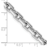 Load image into Gallery viewer, 14K White Gold 5.3mm Polished Fancy Link Chain Necklace Length 20'' inches