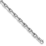 Load image into Gallery viewer, 14K White Gold 5.3mm Polished Fancy Link Bracelet Length 8.5'' inches