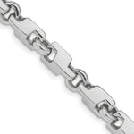 Load image into Gallery viewer, 14K White Gold 6.7mm Fancy Link Chain Bracelet Length 9'' inches