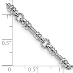 Load image into Gallery viewer, 14K White Gold 3.25mm Fancy Link Bracelet Length 8'' inches