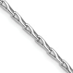 Load image into Gallery viewer, 14K White Gold 2.75mm Fancy Link Chain Bracelet Length 8.25'' inches