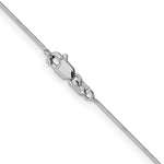 Load image into Gallery viewer, 14K White Gold .70mm Octagonal Snake Chain Necklace Length 16'' inches