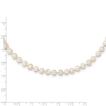 Load image into Gallery viewer, 14K Yellow Gold 4-5mm White Freshwater Cultured Near Round Pearl Necklace length: 16 inches