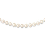 Load image into Gallery viewer, 14K Yellow Gold 9-10mm White Near Round Freshwater Cultured Pearl Necklace length: 16 inches