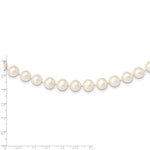 Load image into Gallery viewer, 14K Yellow Gold 9-10mm White Near Round Freshwater Cultured Pearl Necklace length: 16 inches