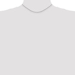 Load image into Gallery viewer, 14K White Gold .80mm Round Snake Chain Necklace Length 14'' inches