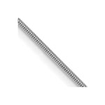 Load image into Gallery viewer, 14K White Gold .90mm Round Snake Chain Necklace Length 16'' inches