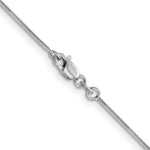 Load image into Gallery viewer, 14K White Gold .90mm Round Snake Chain Necklace Length 16'' inches