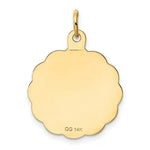 Load image into Gallery viewer, 14K Yellow Gold 25th Anniversary Disc Charm