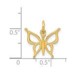 Load image into Gallery viewer, 14K Yellow Gold Butterfly Charm