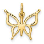 Load image into Gallery viewer, 14K Yellow Gold Butterfly Charm