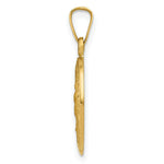 Load image into Gallery viewer, 14K Yellow Gold Hollow Our Lady Of Guadalupe Medal Charm