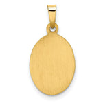 Load image into Gallery viewer, 14K Yellow Gold Hollow Our Lady Of Guadalupe Medal Charm