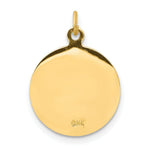 Load image into Gallery viewer, 14K Yellow Gold Sacred Heart of Jesus Medal Charm