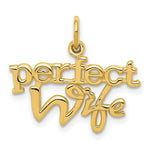 Load image into Gallery viewer, 14K Yellow Gold Perfect Wife Charm Pendant