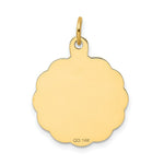 Load image into Gallery viewer, 14K Yellow Gold Swimming Disc Charm Pendant