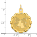 Load image into Gallery viewer, 14K Yellow Gold Wedding Bells Charm Pendant
